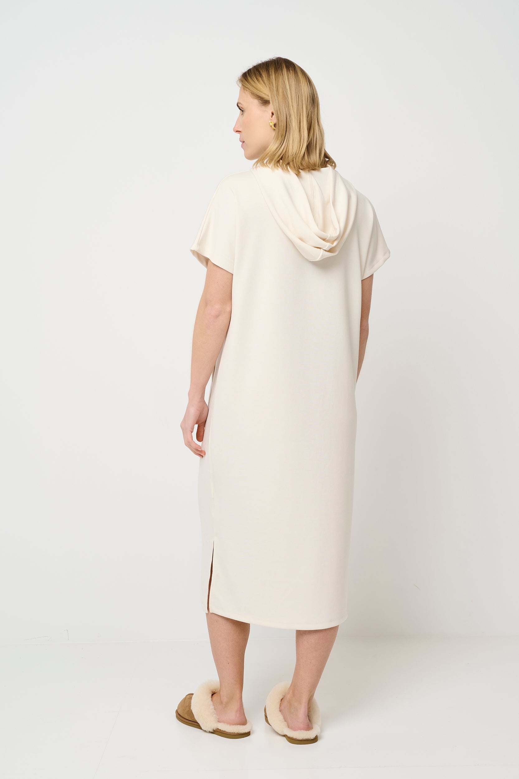 CRHallie hoodie kjole i modal